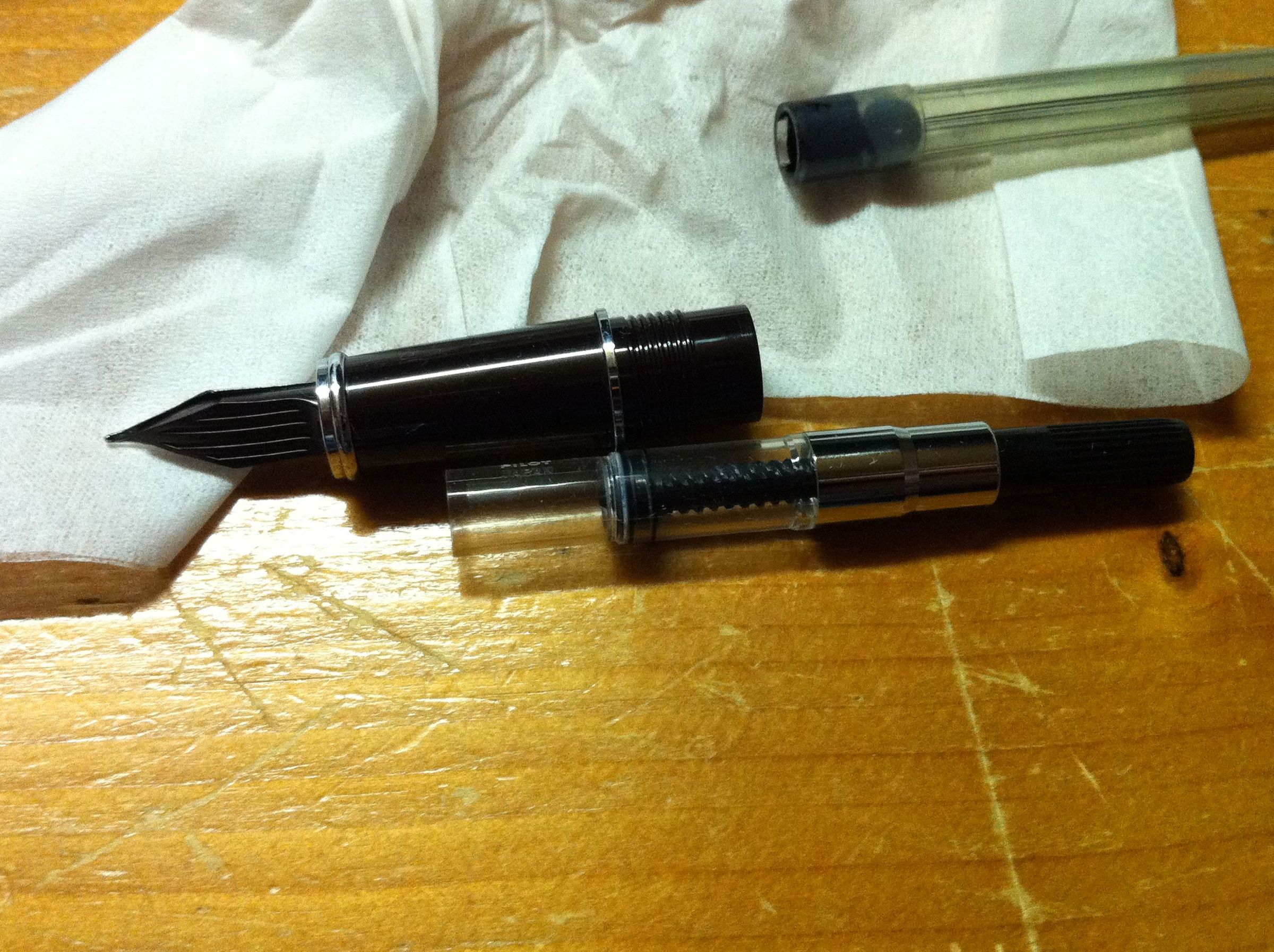 Change Fountain Pen Cartridge for Converter Instructables