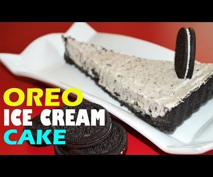 Easy Oreo Ice Cream Cake Tart - Homemade Oreo Ice Cream Recipe