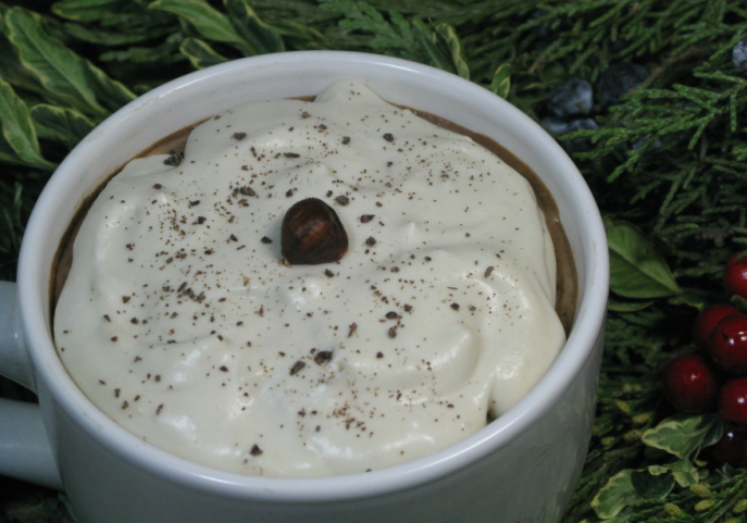 Boozy Hazelnut Hot Chocolate