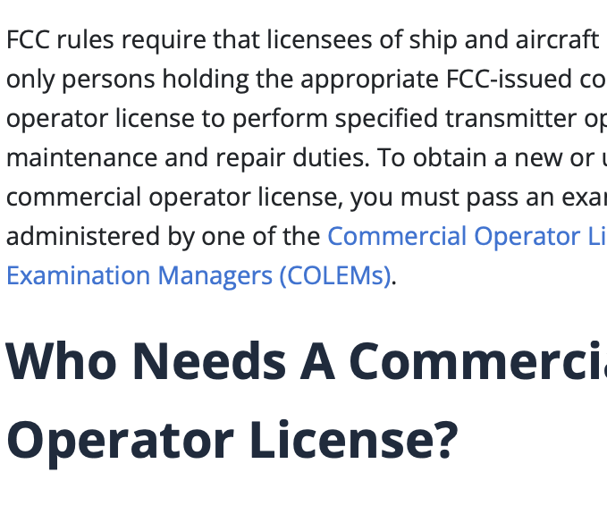 Obtaining a FCC Commercial Radio Operator License 4 Steps Instructables