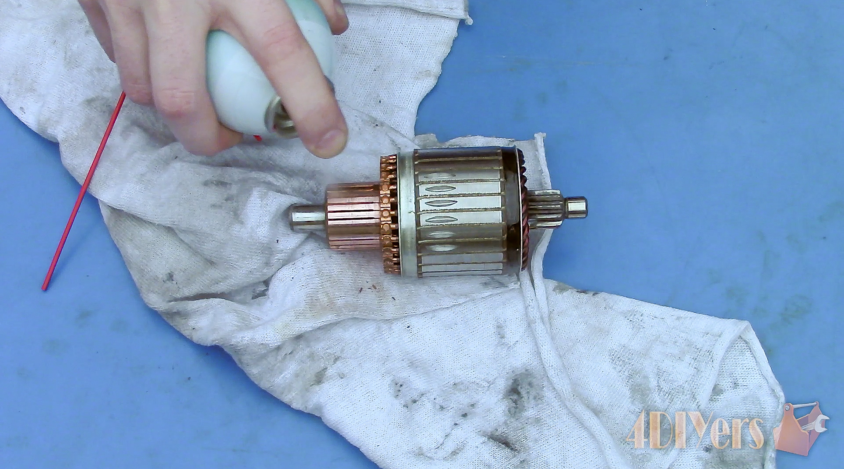 How to Clean the Commutator of an Armature 4 Steps Instructables