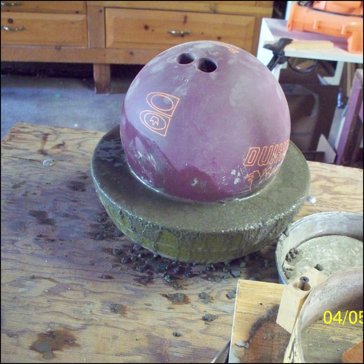 How to Make a Bowling Ball Planter 9 Steps (with Pictures