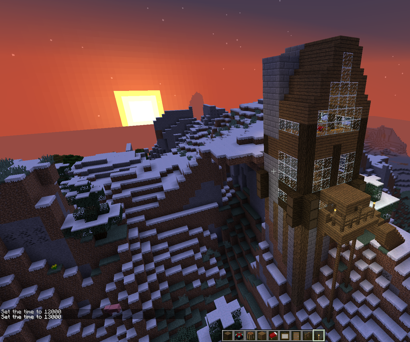 Minecraft Mountian House