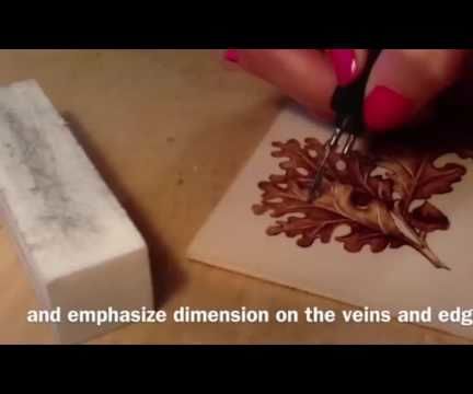 Pyrography: How to Add Shading and Texture to Leaves