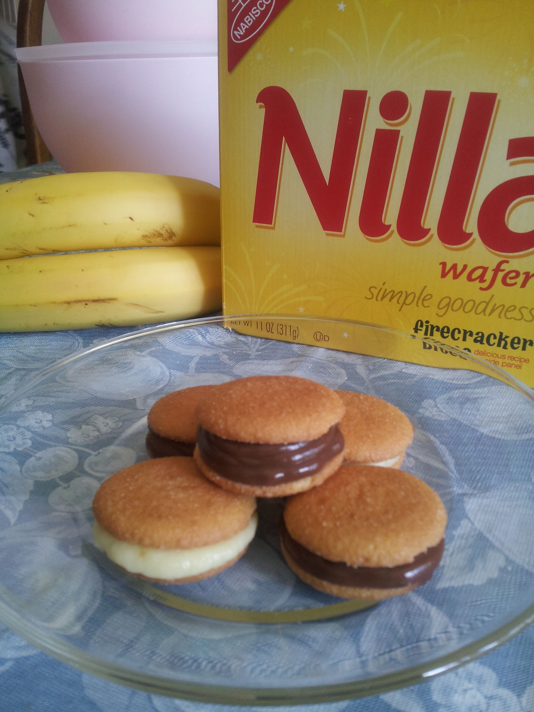 So Easy-Pudding and Nilla Wafers (Whoopie Pie)