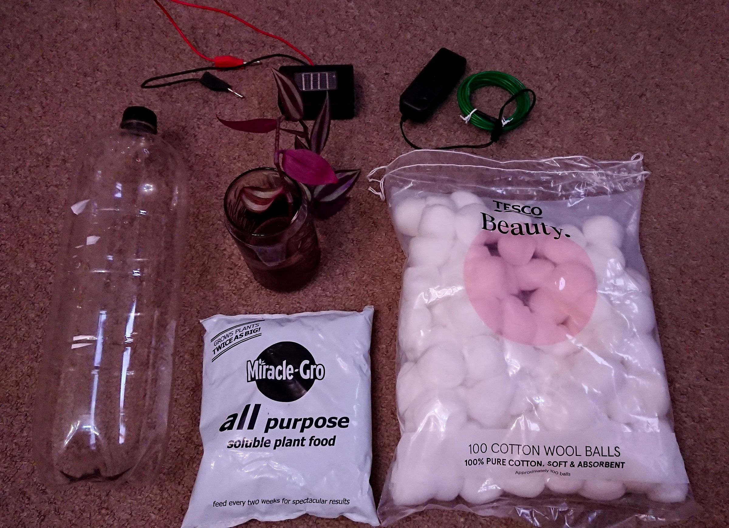 EL Wire Plant Pot 6 Steps Instructables