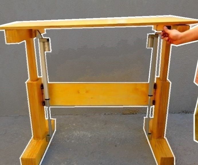 DIY Standing Desk 8 Steps Instructables