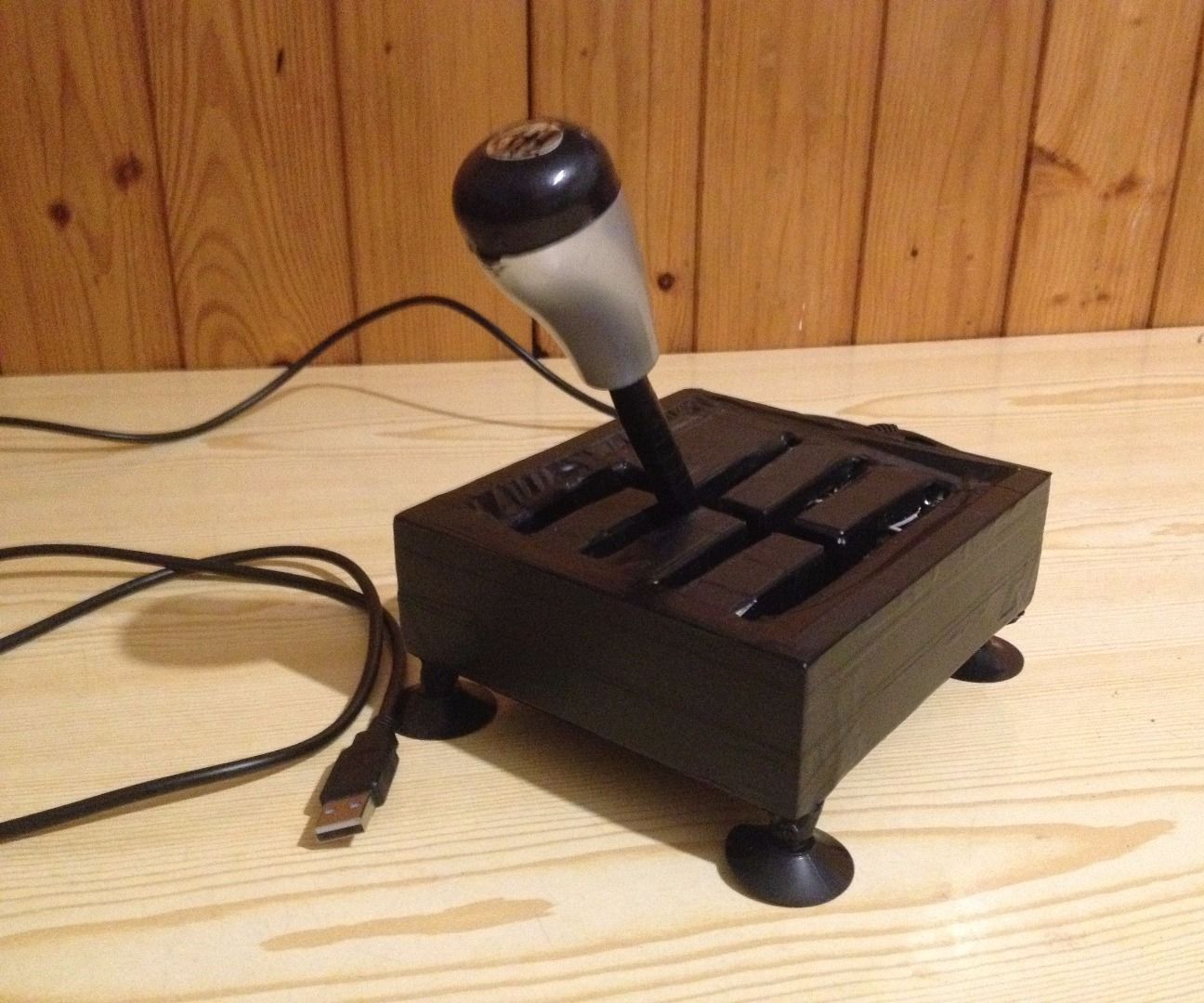 Gearbox for Computer,made From Old Joystick ( H-shifter )