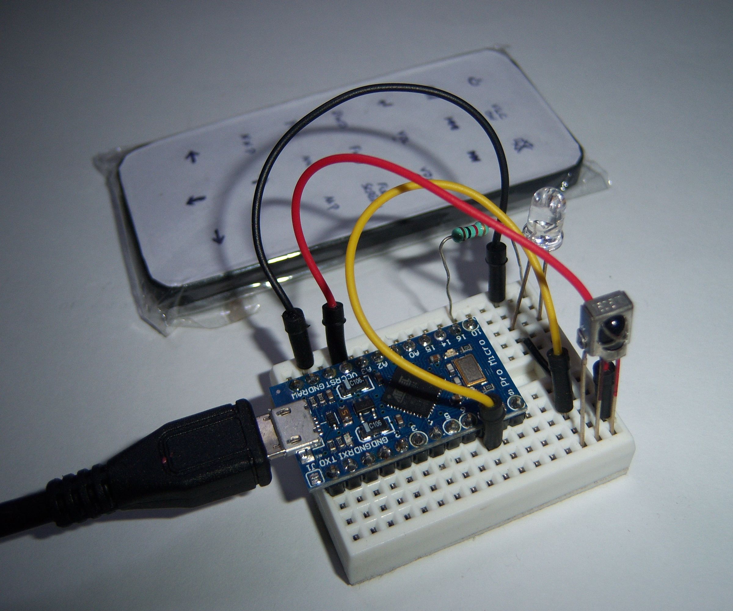 PC Remote Control Using Arduino Pro Micro
