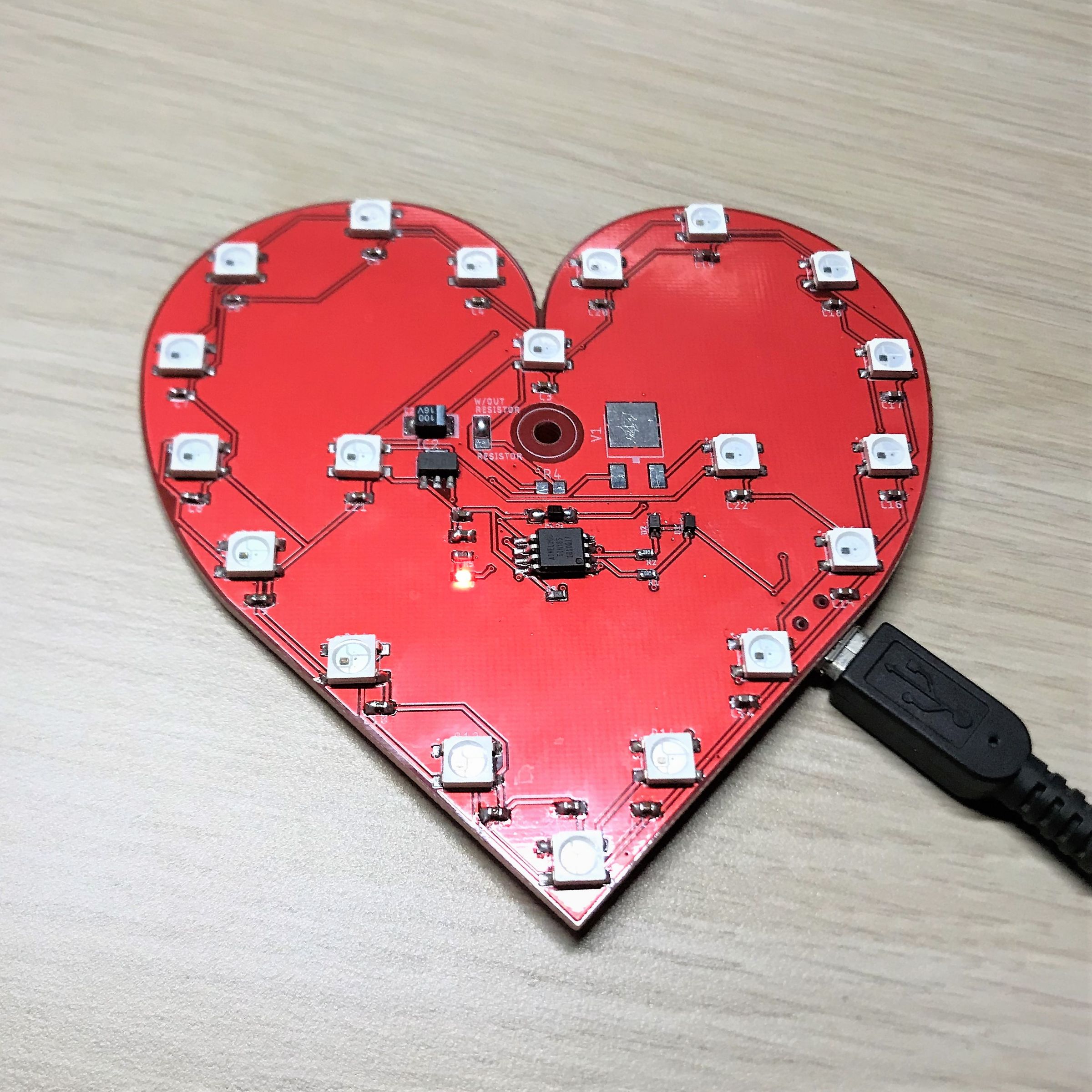 Valentines PCB Heart : 4 Steps (with Pictures) - Instructables