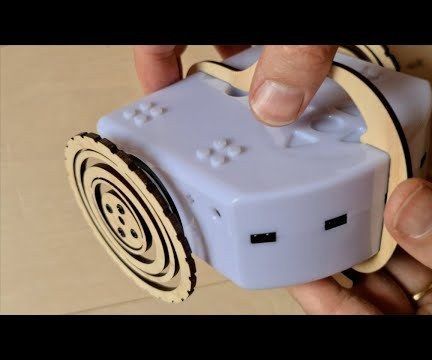 Roue Flexible En Bois Pour Le Robot Thymio