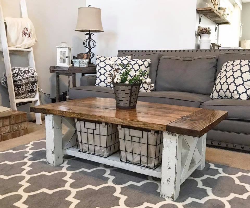 Chunky Farmhouse Coffee Table