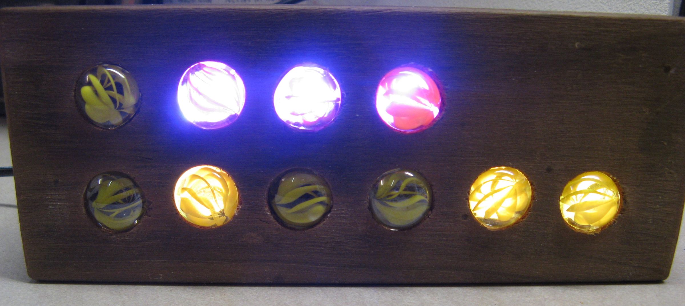 Binary LED Marble Clock 6 Steps (with Pictures) Instructables