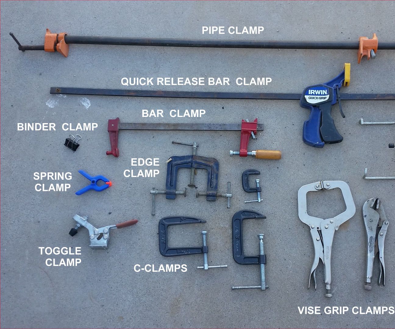 Clamps, Clamps, and More Clamps