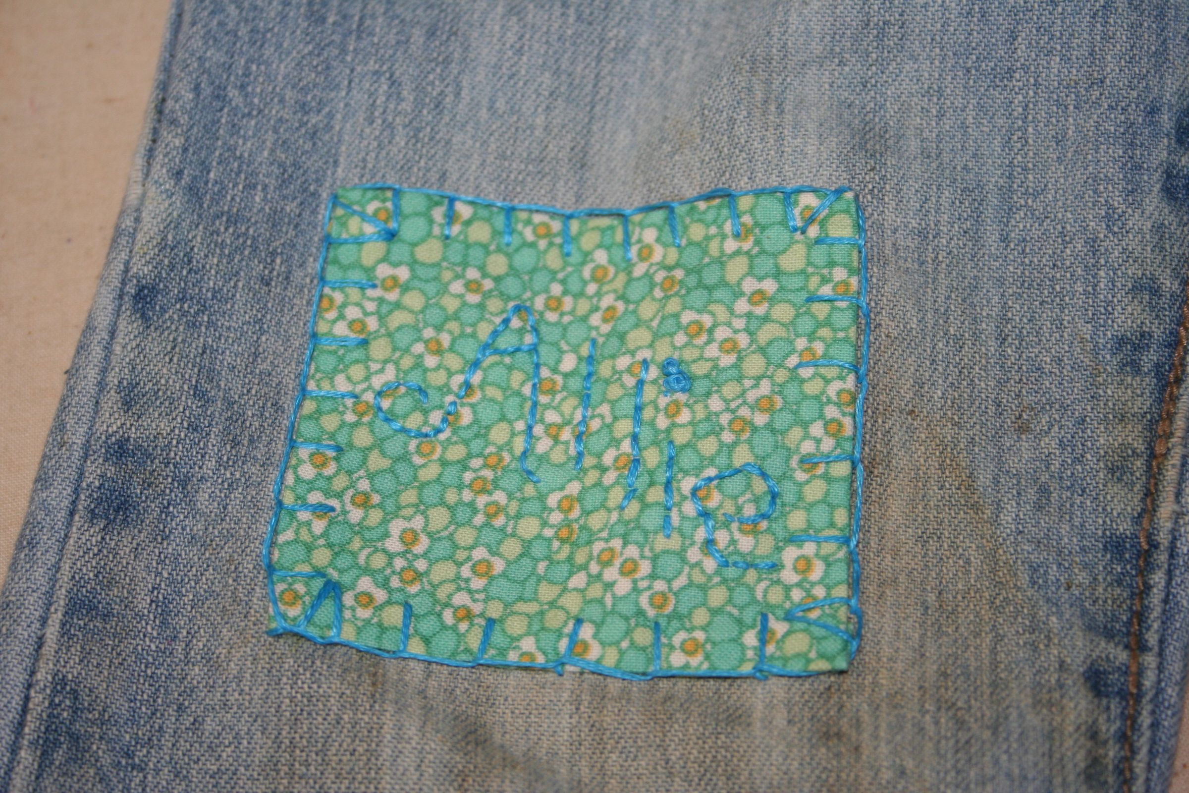 Patching Up Kids' Playclothes