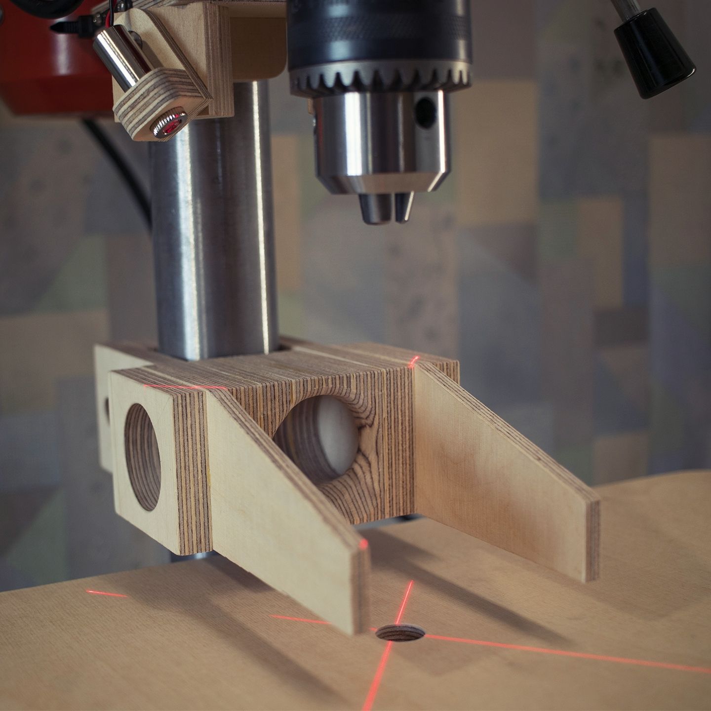 Drill Press Dust Collector Laser Guide 22 Steps (with Pictures