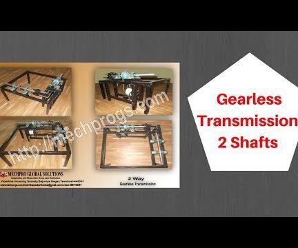 Gearless Transmission of 2 Shafts 