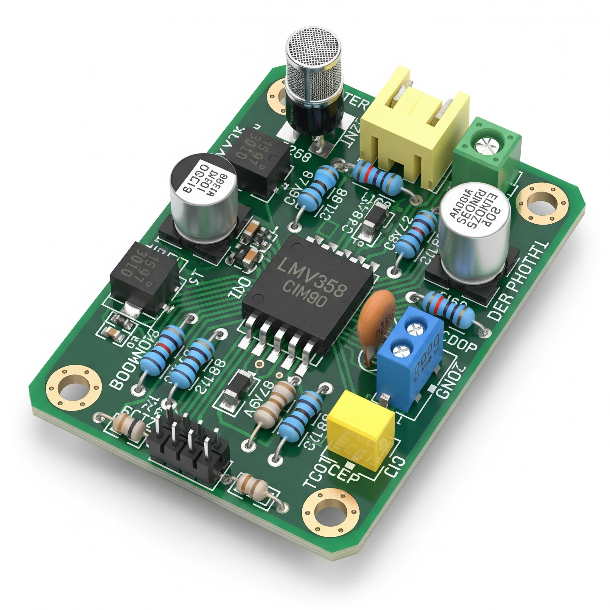 Audio Peak Detector Using LMV358 : 4 Steps - Instructables