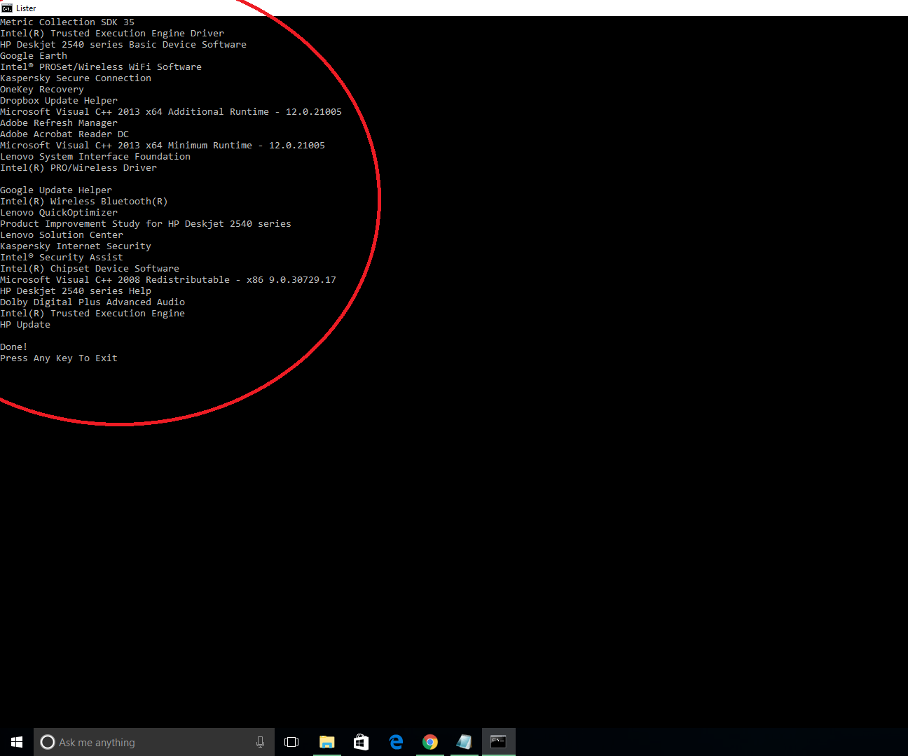 How to Make a Installed Programs List Program