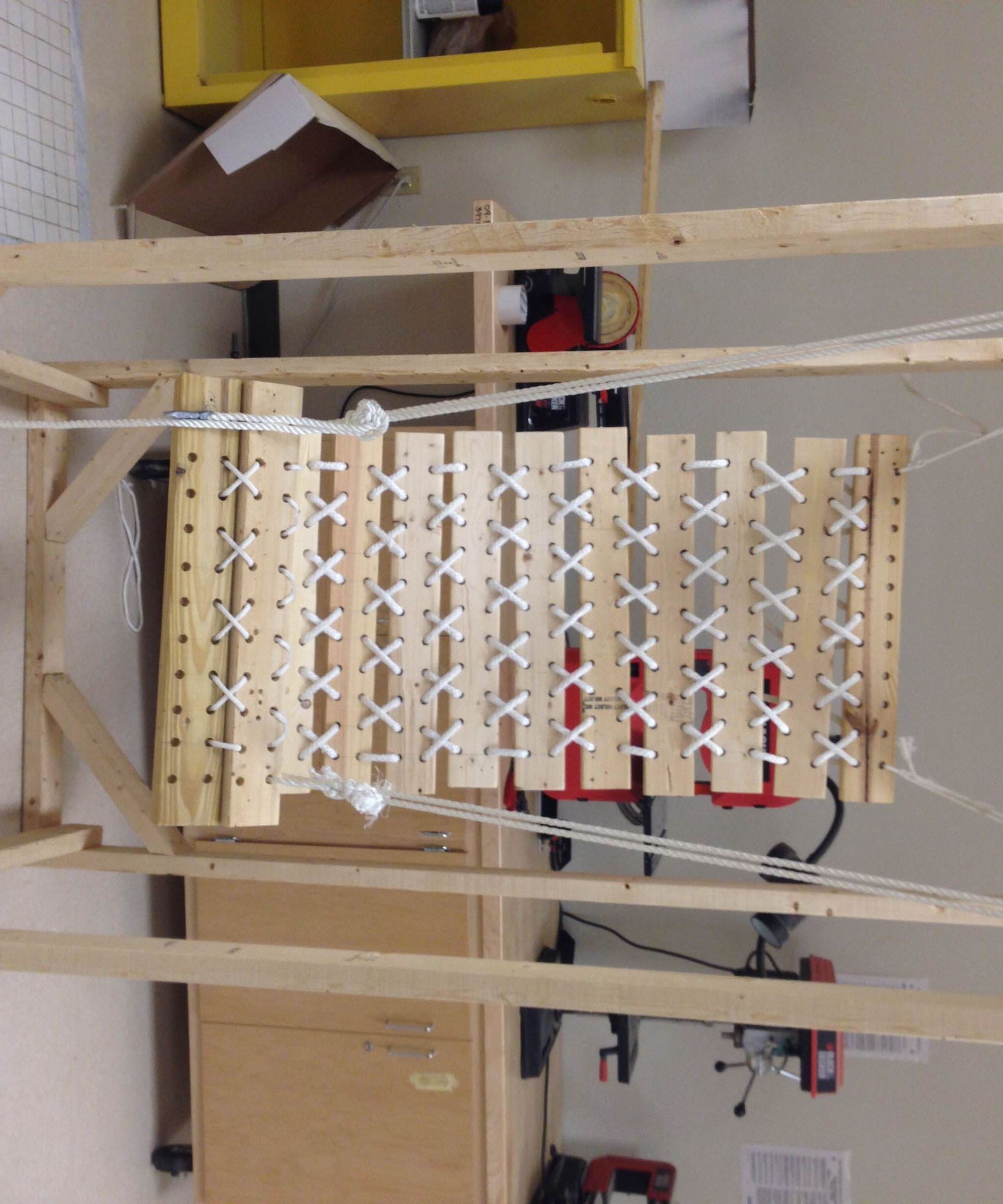 Suspended Wooden Chair