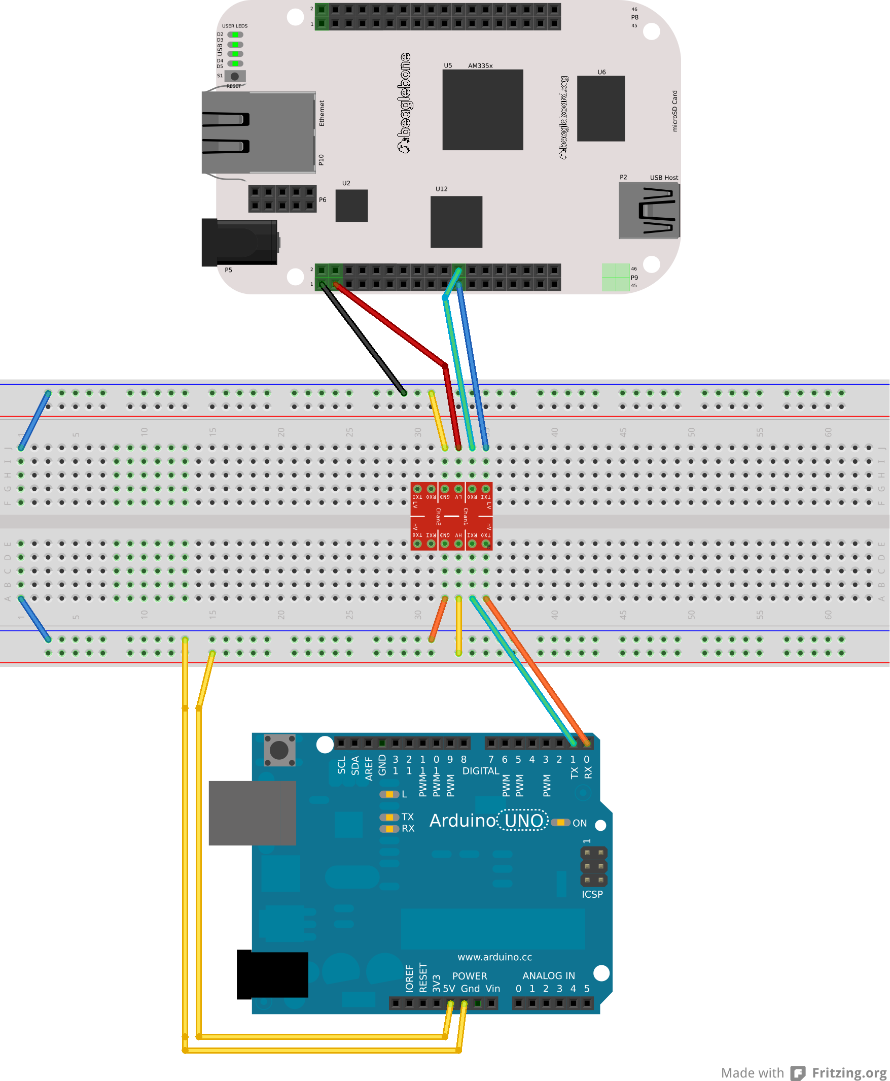 How to Make a BeagleBone and an Arduino Communicate