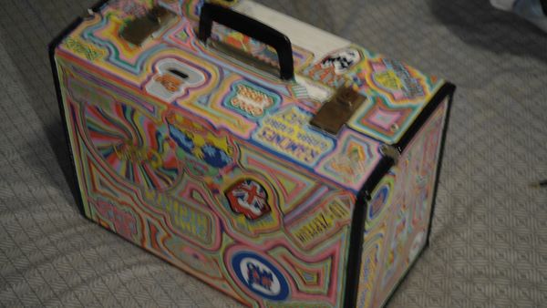 Rock and Roll Inspired Suitcase