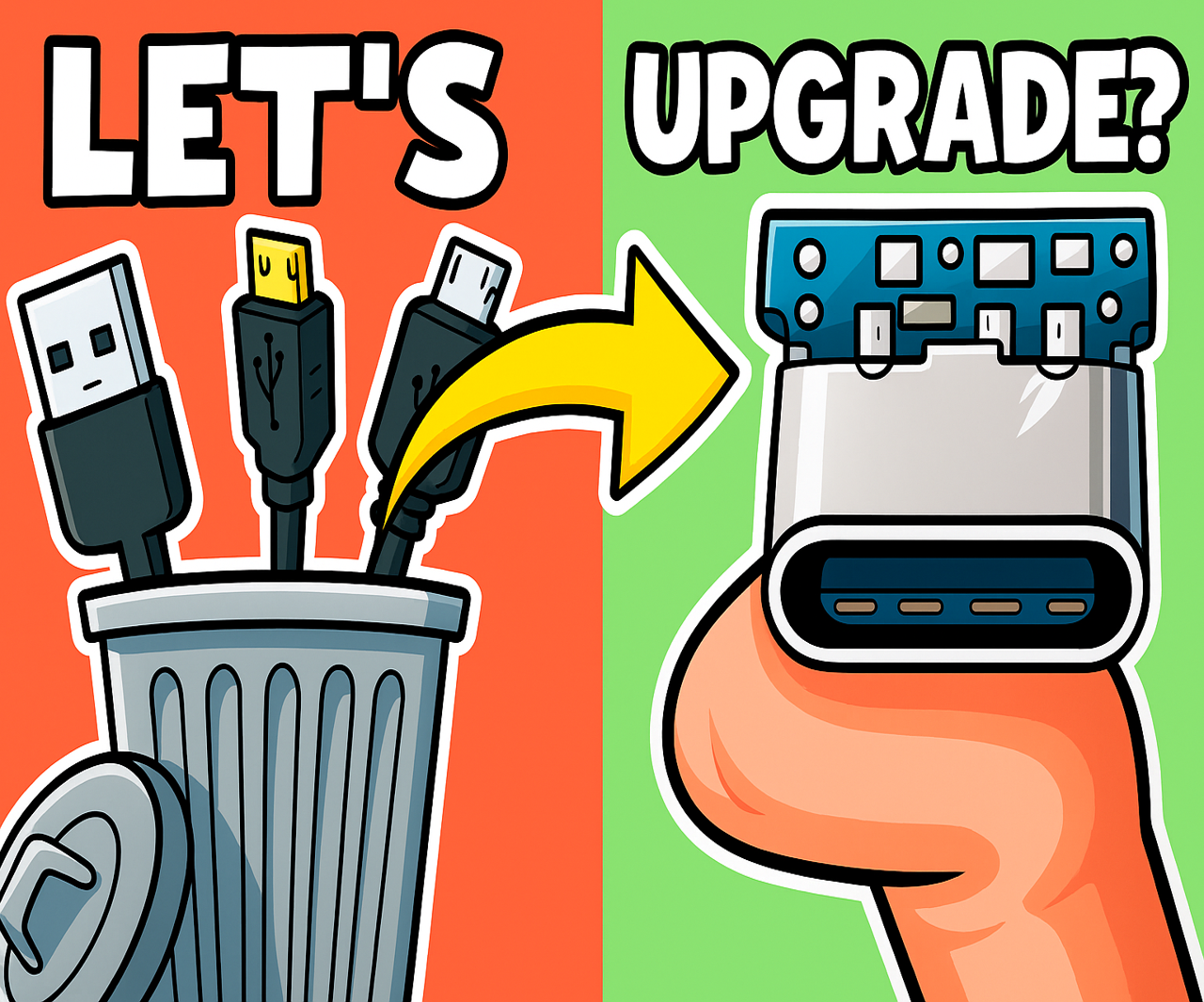 Turn Your Old Laptop Charger Into USB-C Charger!