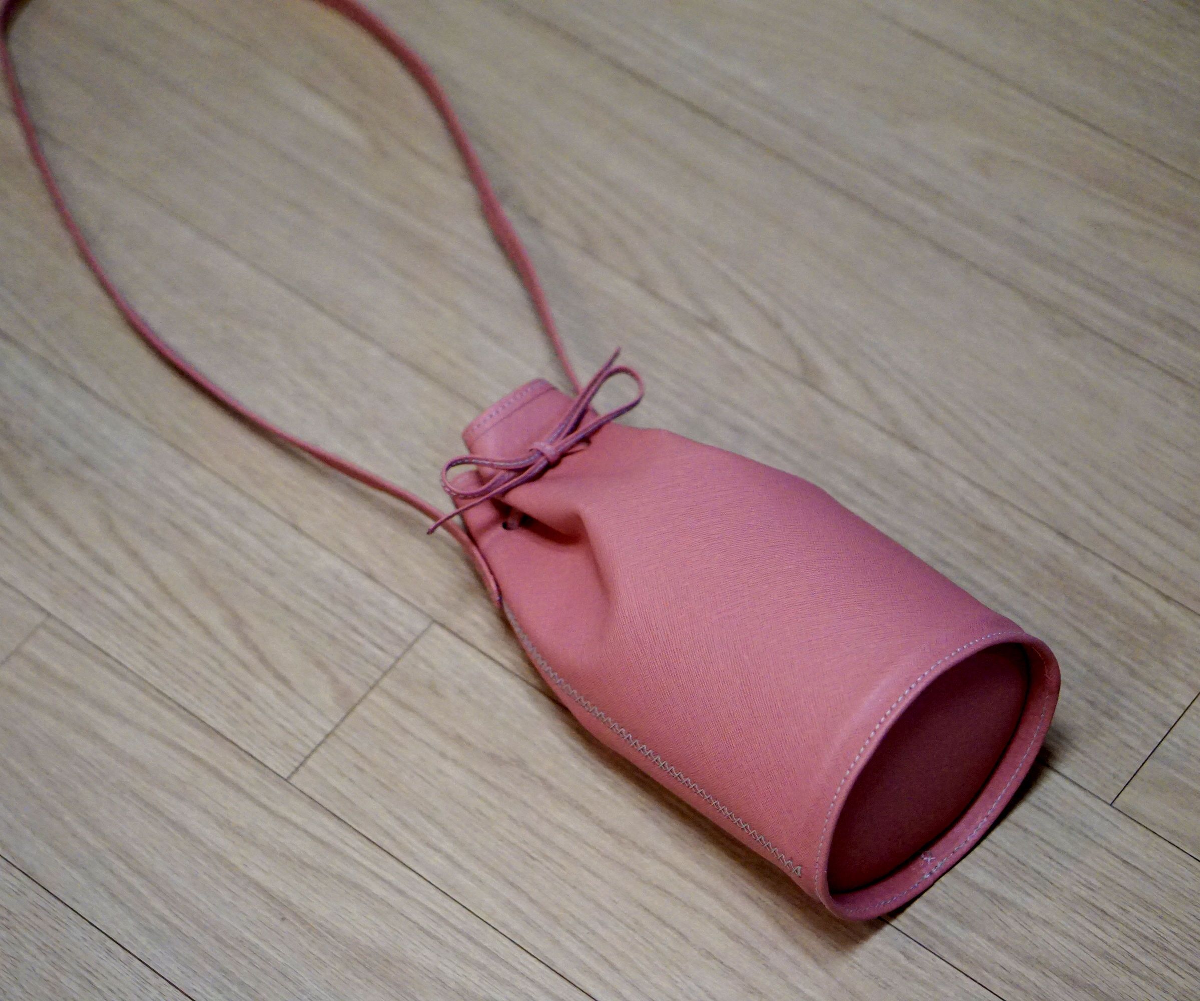 Making a Mini Leather Bucket Bag