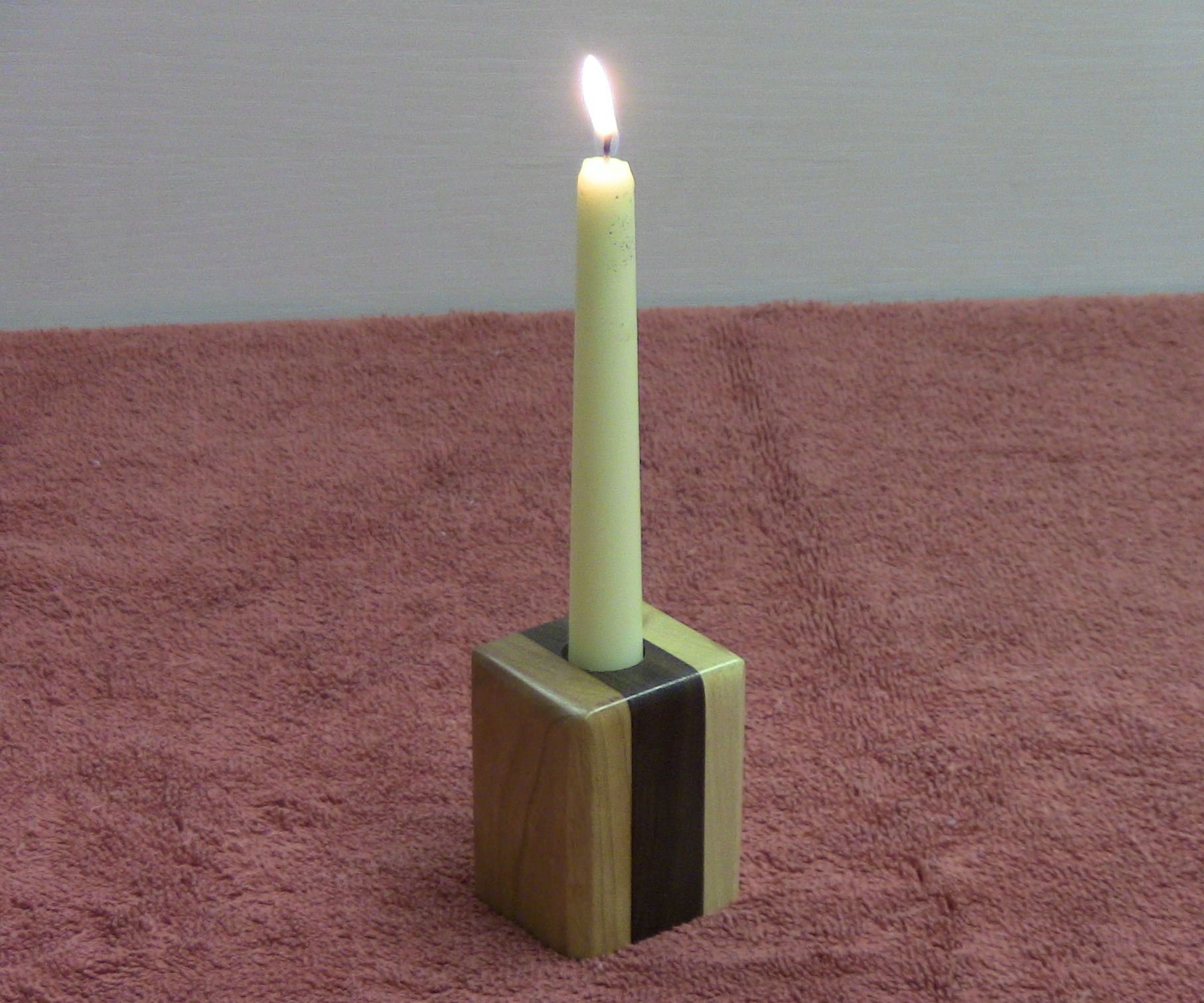 Wood Candlestick Holder Cheap, Quick Instructables