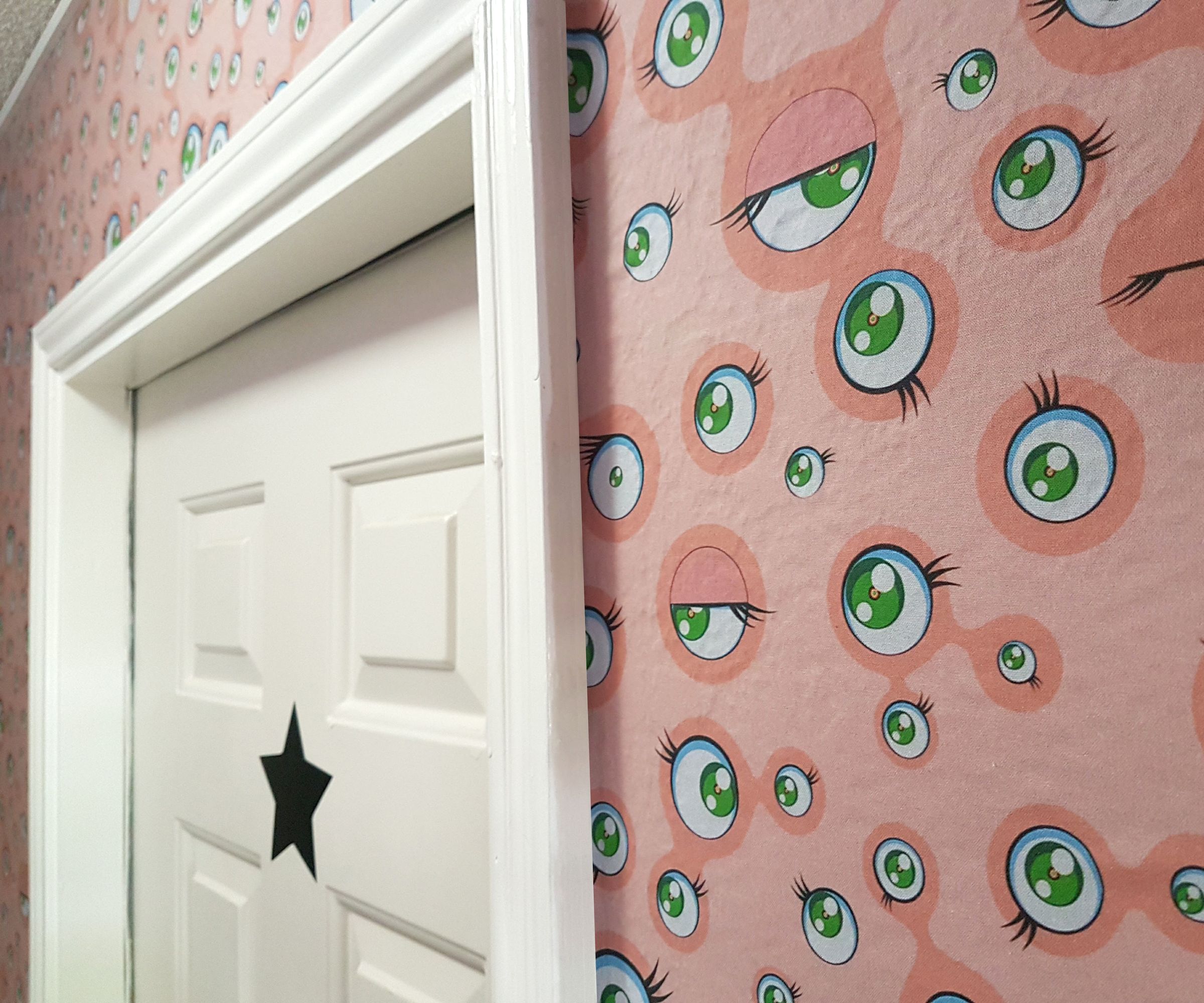 Fabric As Removable Wallpaper