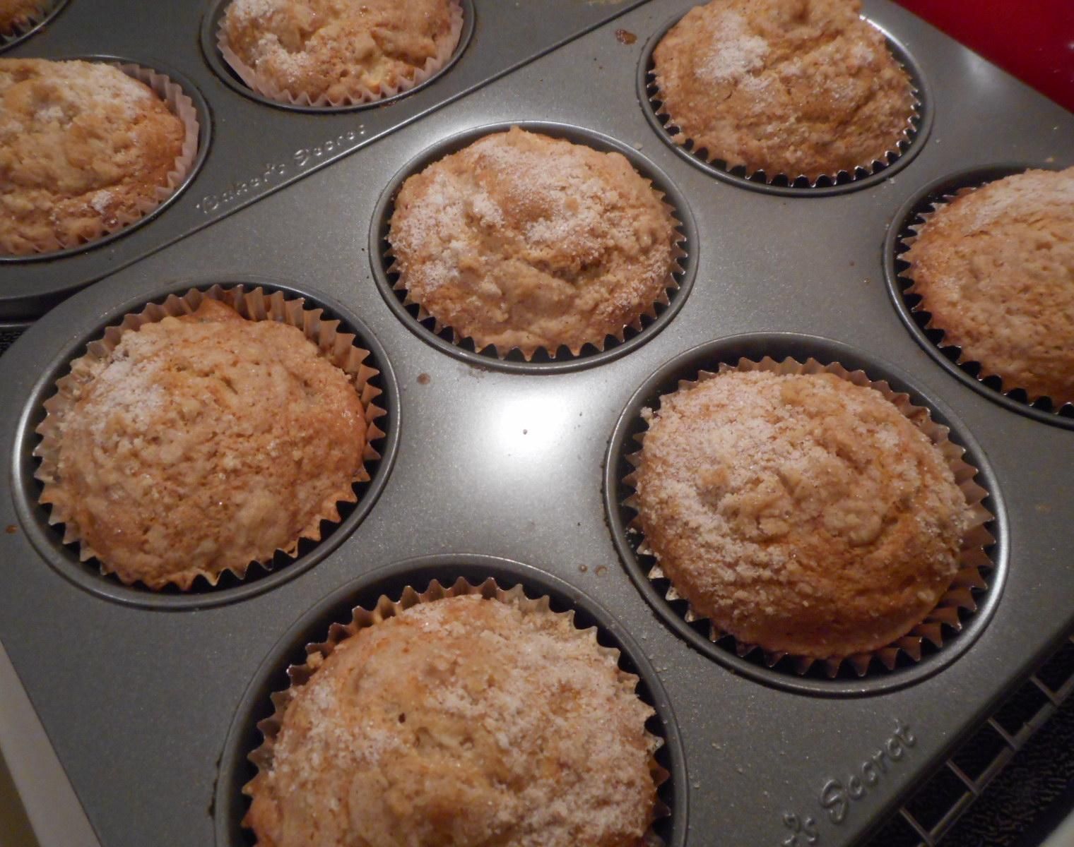 Cranberry-Apple Cinnamon Streusel Muffins