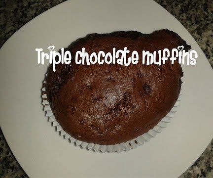 Triple Chocolate Muffins Recipe