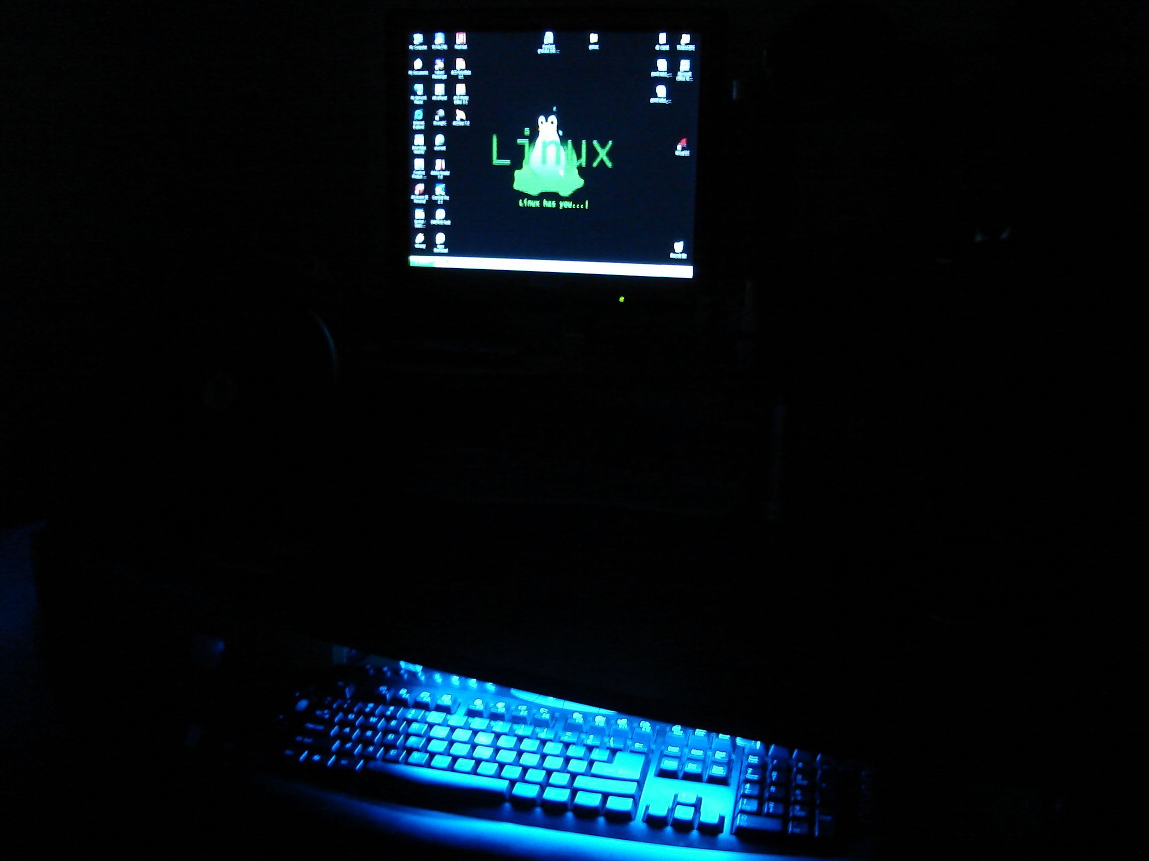 How to Add a Neon Light to Your Desk ... for the Keyboard