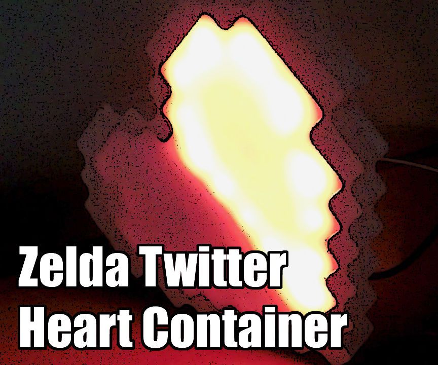 Twitter Activated Zelda Heart Container
