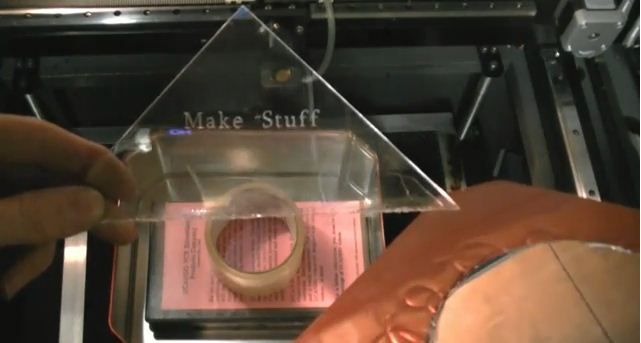 Silicon Wafer Gas Containment Chamber for your Laser Cutter