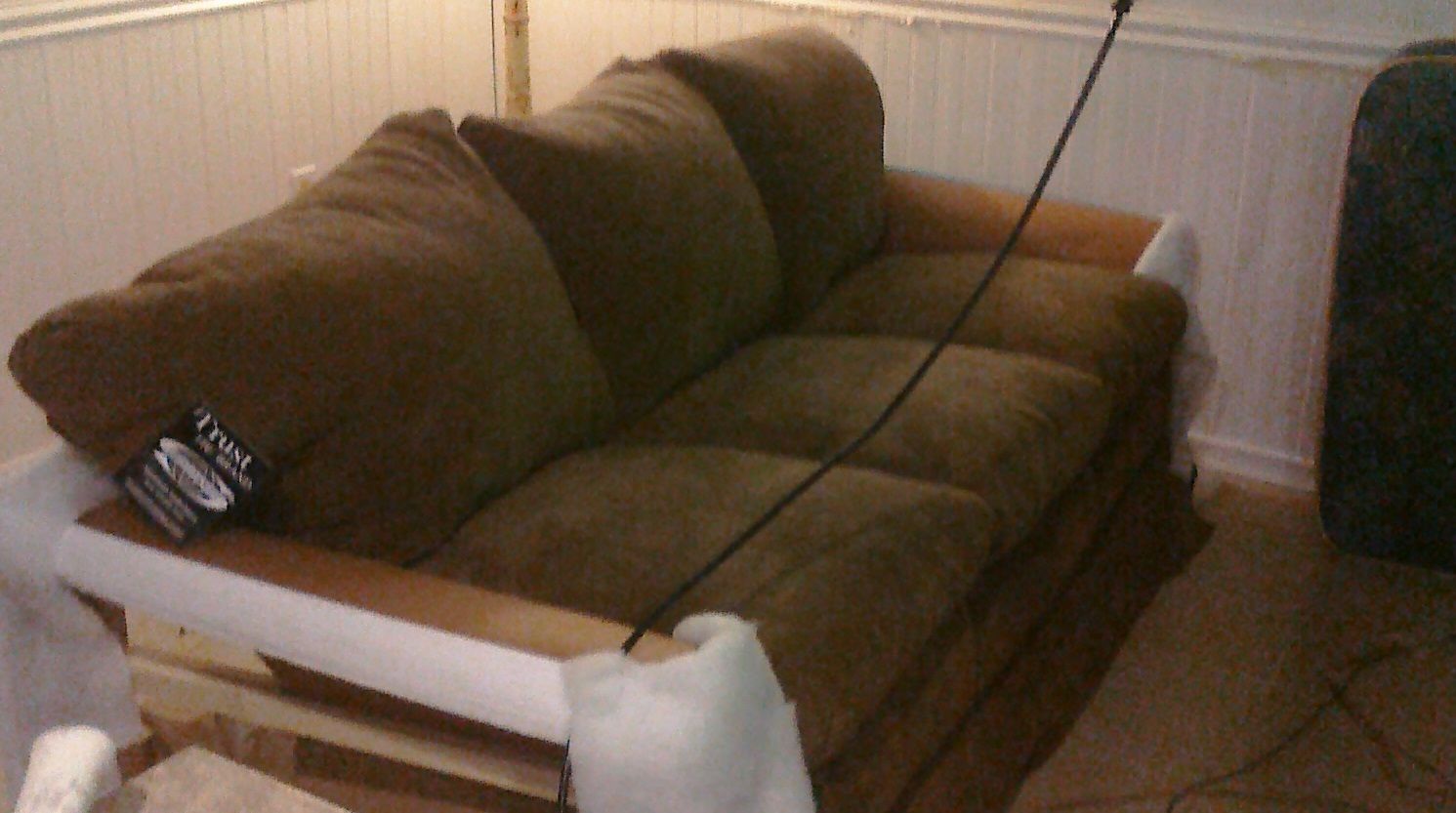 How to Move a Couch Through a Tight Door: AKA How to Dissassemble a Couch.