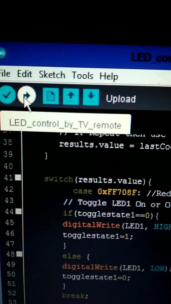 Control Led by Tv Remote