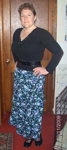 Wearing the Dress! YAY!!