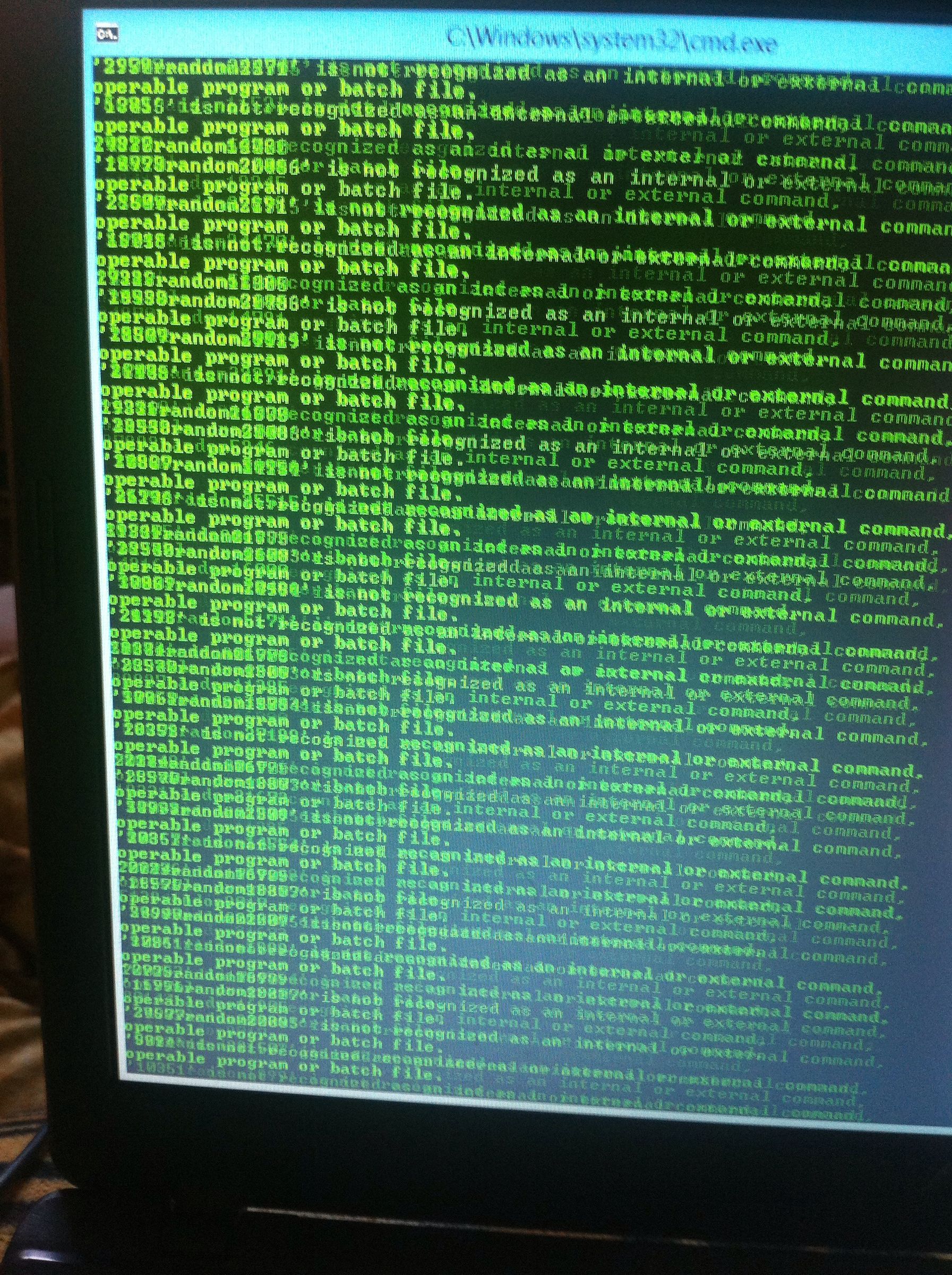 Cmd Raining Sentence