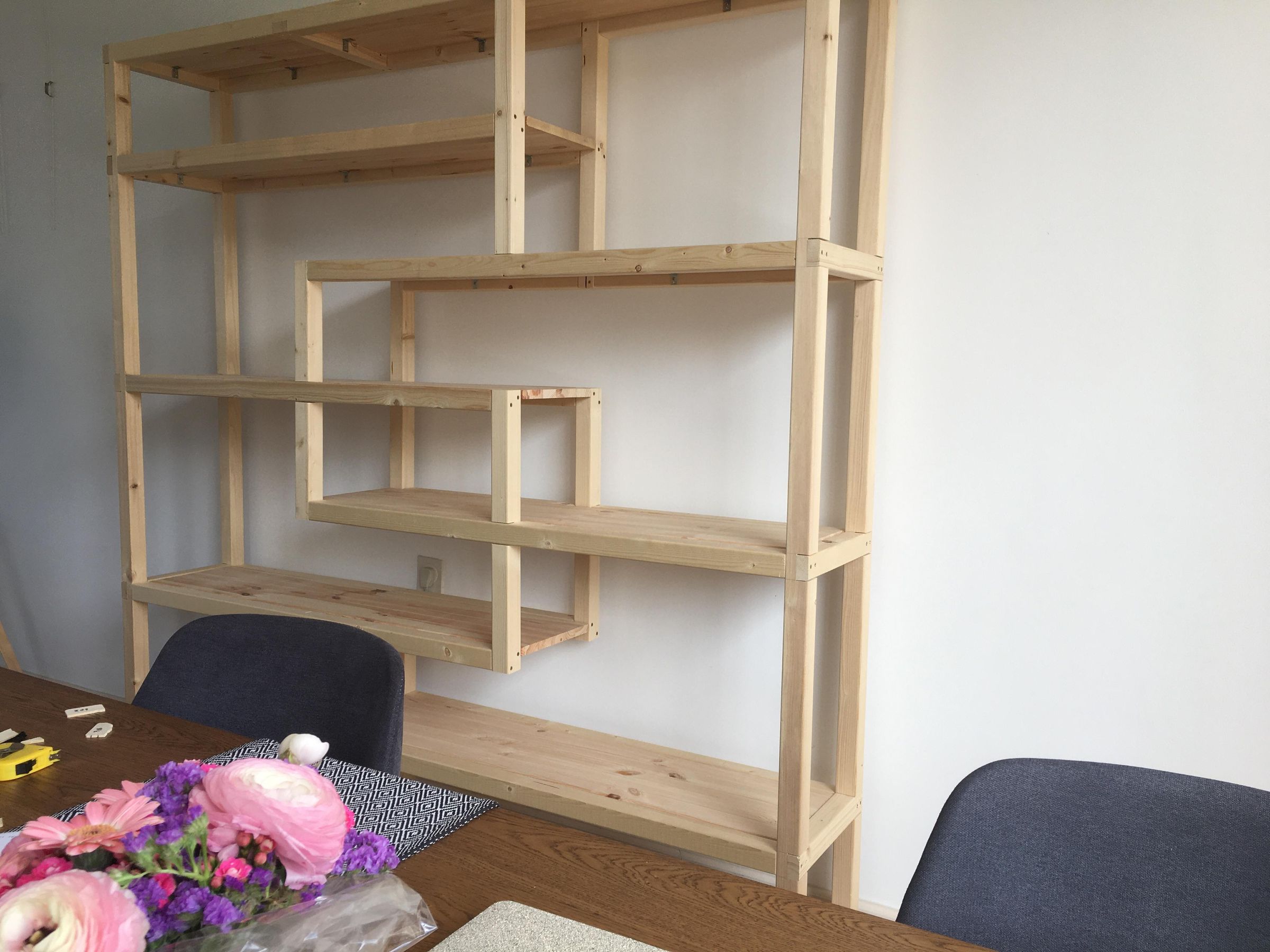MyFurniture #1 - How To: a (unique) Shelving Unit for My Living Room ...