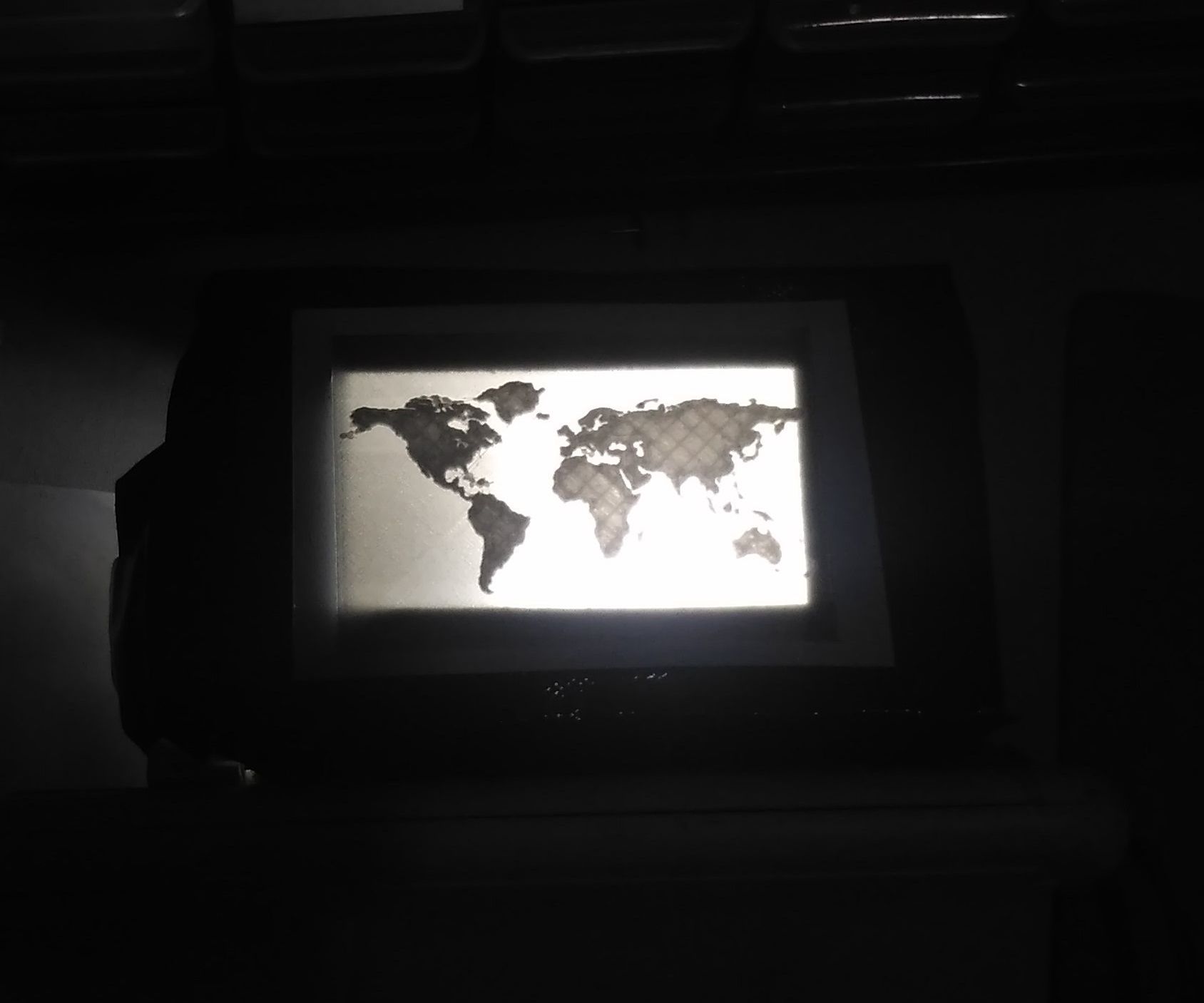 Simple Lithophane World Lamp