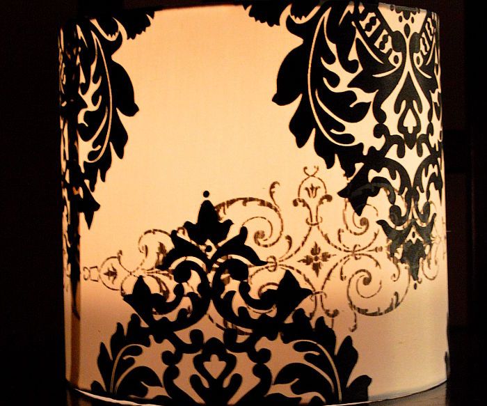 Lamp Shade as a Candle Holder/Lantern