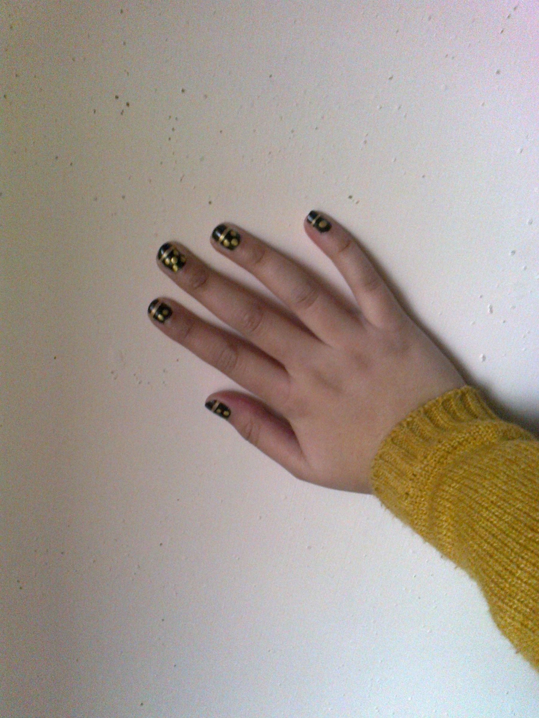 Domino Manicure ( Jassie J Inspired)