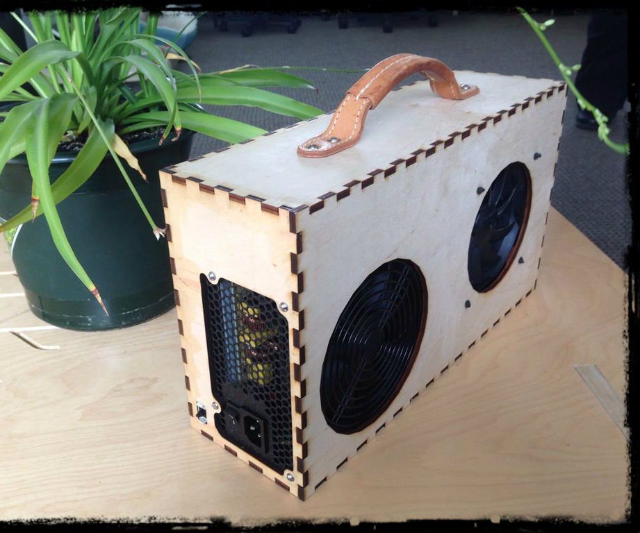 Hipster Travel Computer Case