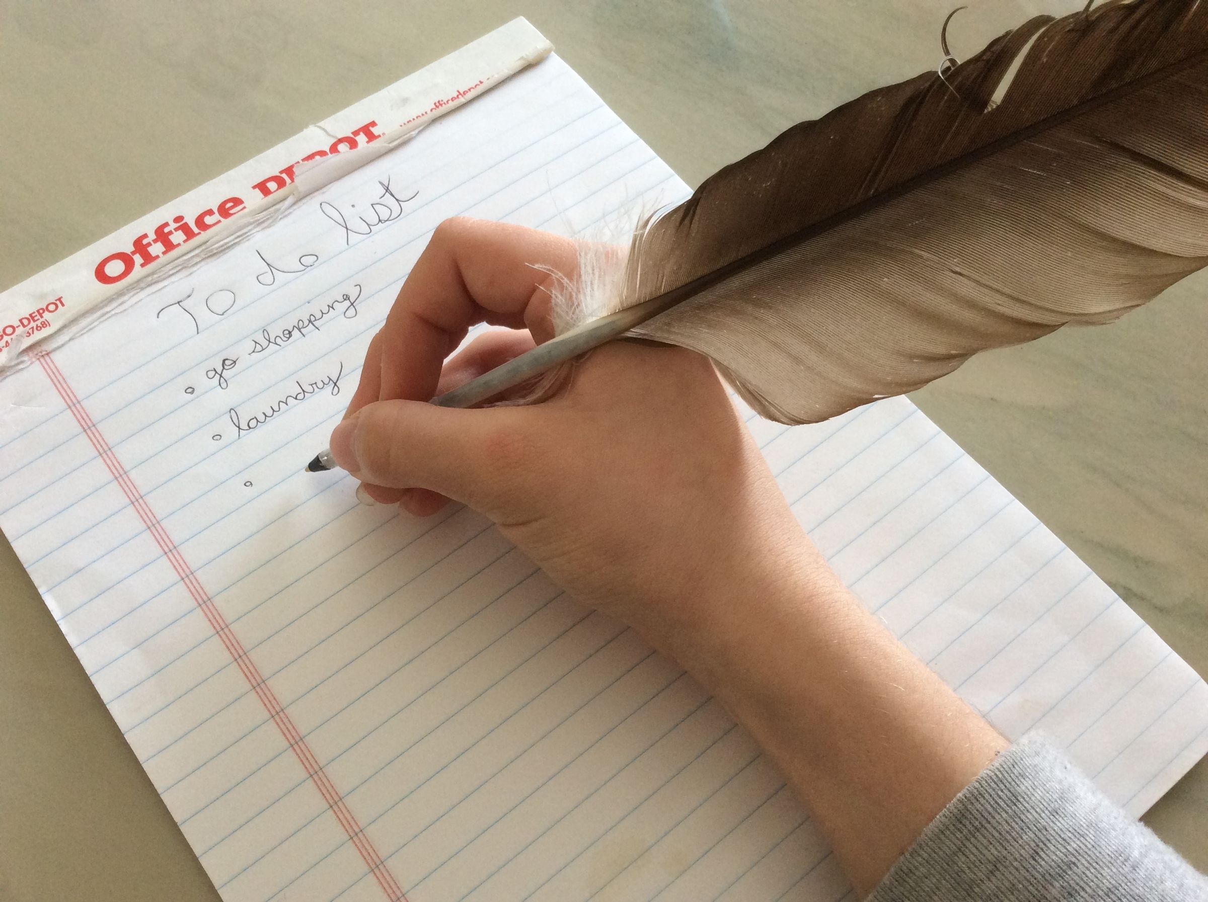 Handmade Harry Potter Quill Pen 2 Ways 4 Steps (with Pictures) Instructables