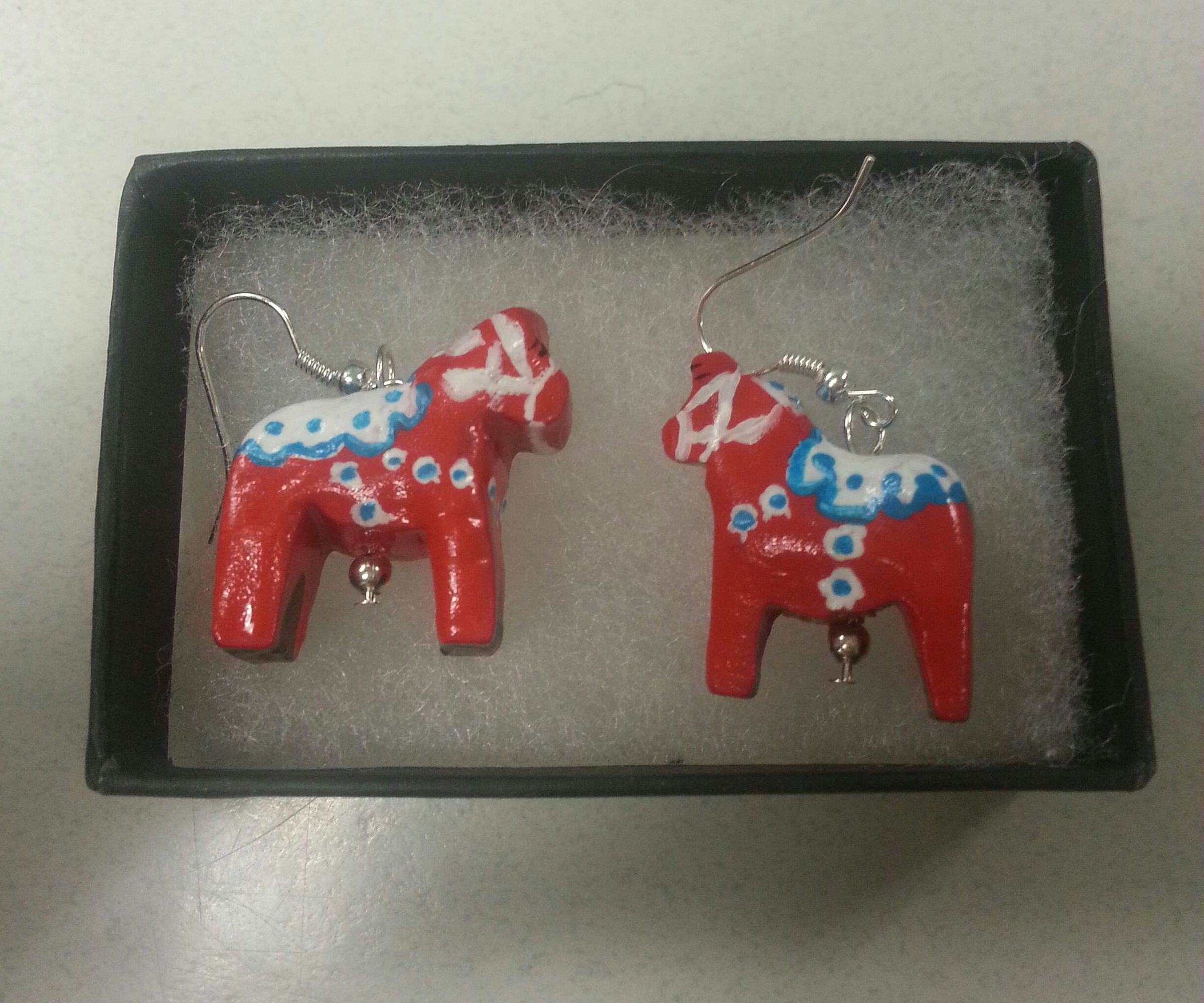 Dala Horse Earrings