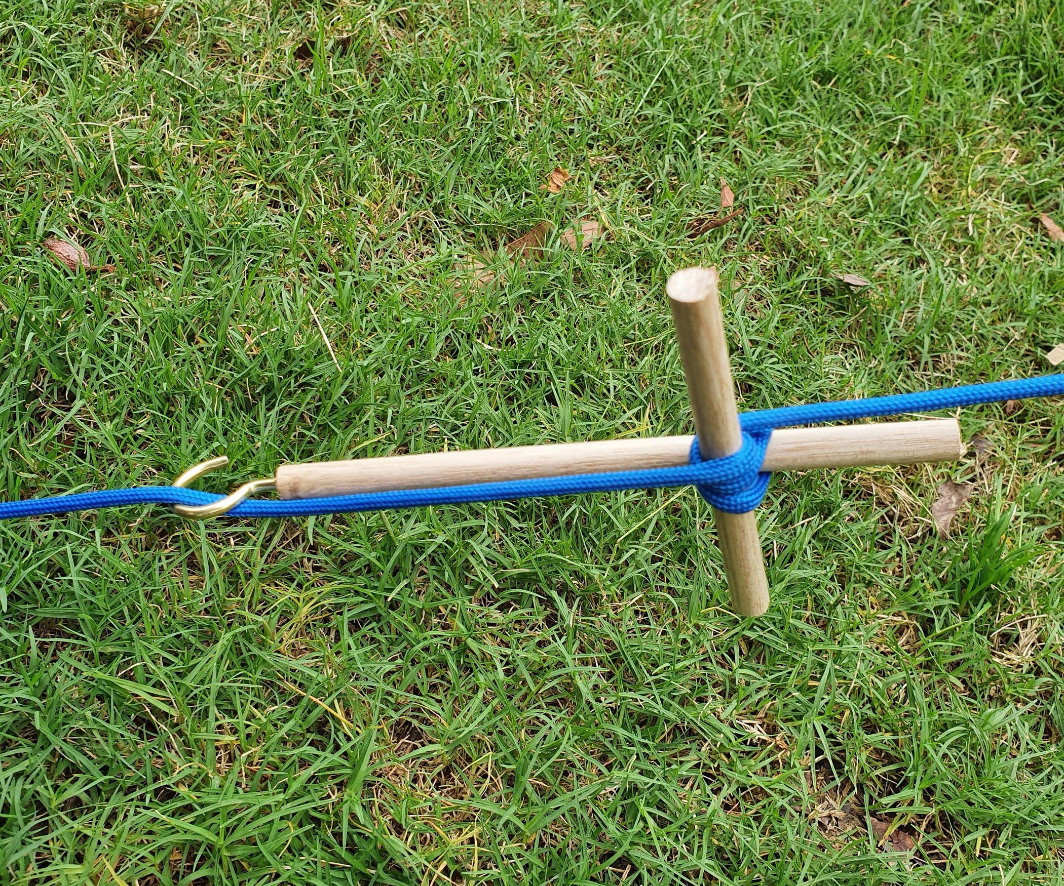 Spanish Windlass Tightening Tent Ropes 8 Steps (with Pictures