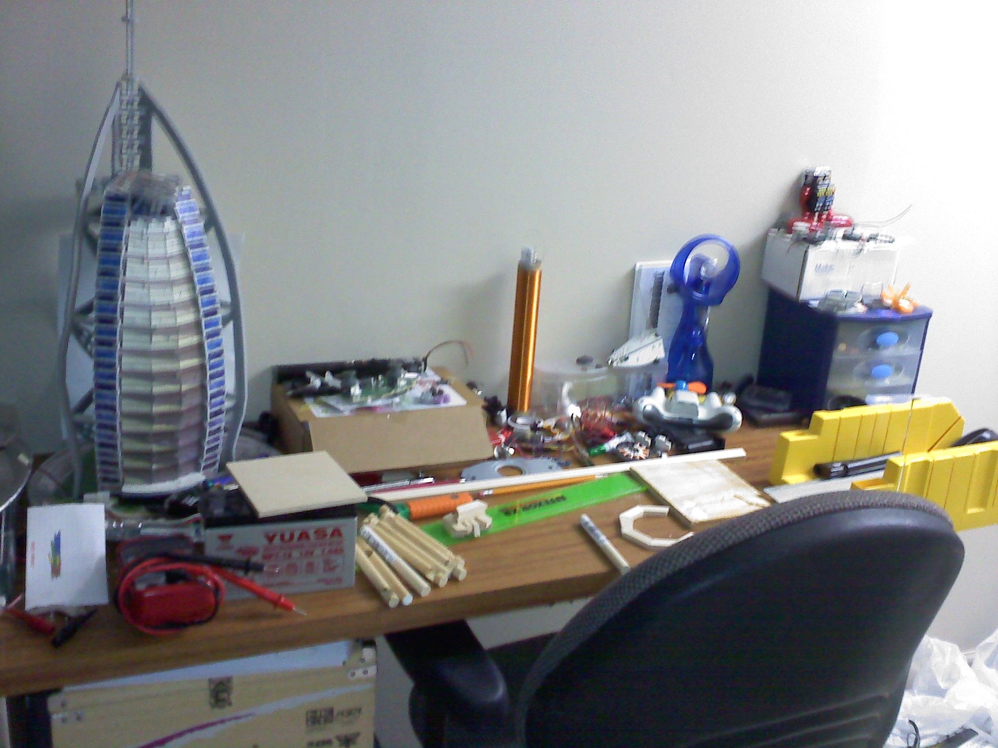 My basement workspace