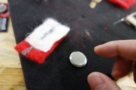 Felt Together a Battery Holder