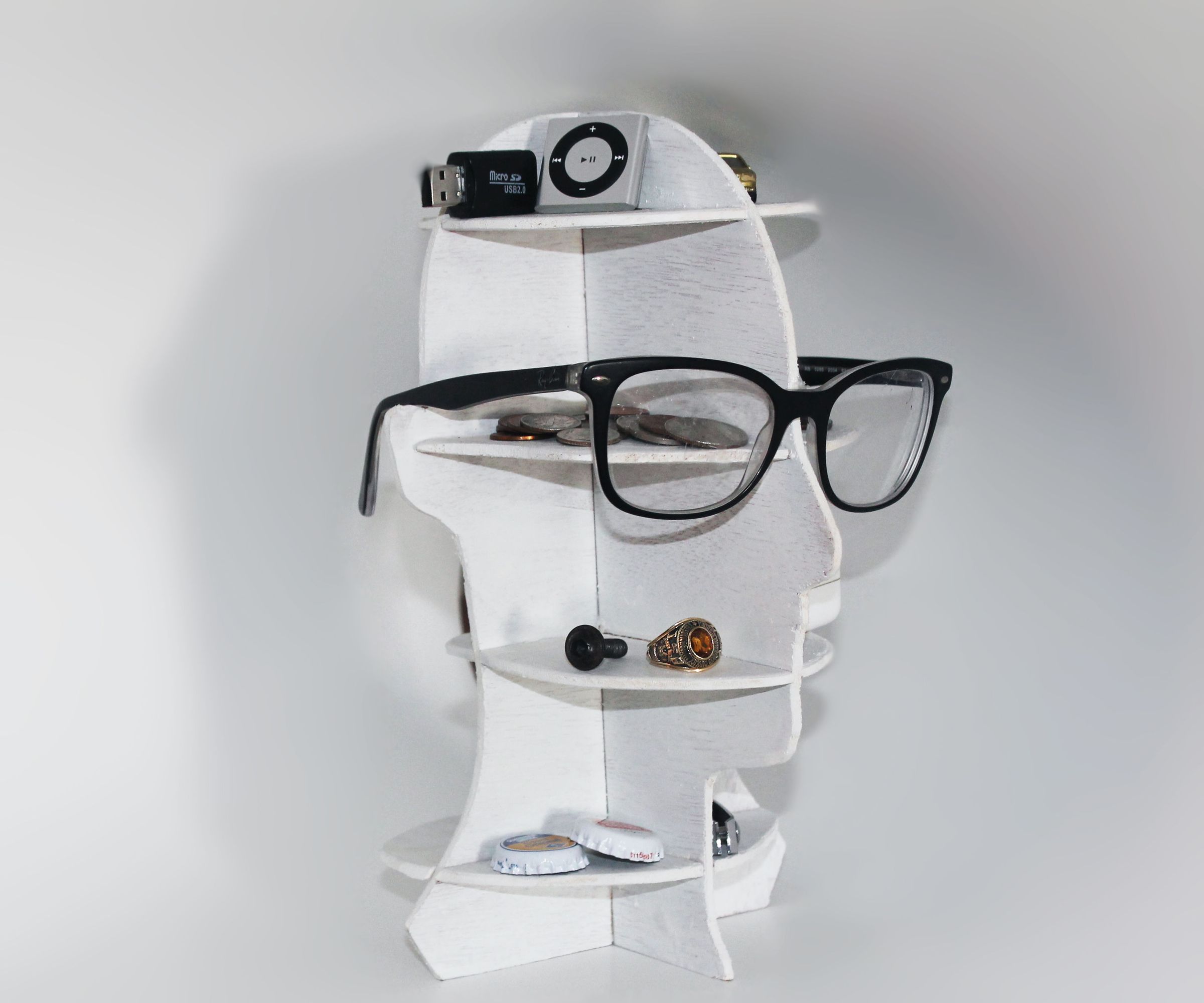 Head Shaped Mini Shelf